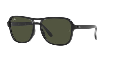 Ray-Ban State Side RB4356 Trasparent Black/Green #colour_trasparent-black-green