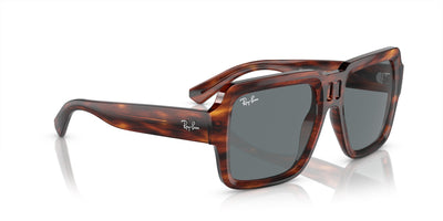 Ray-Ban Magellan RB4408 Striped Havana/Dark Blue #colour_striped-havana-dark-blue