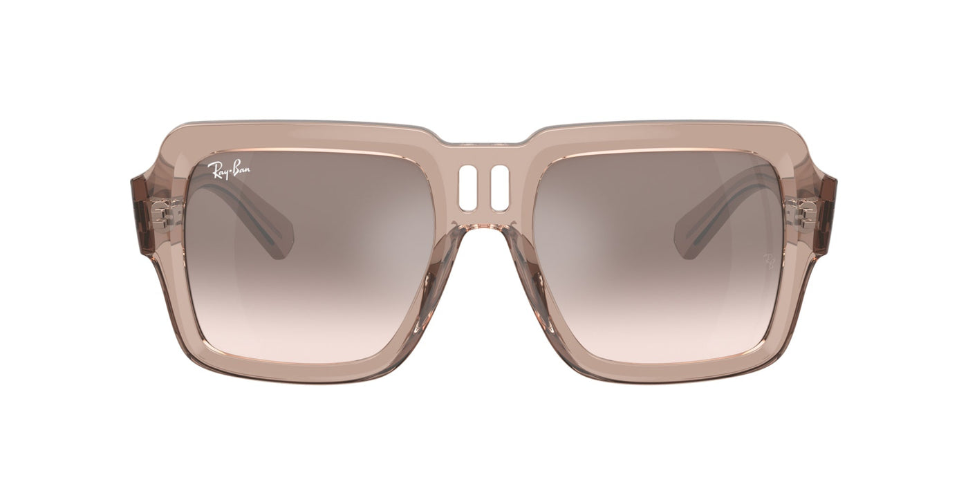 Ray-Ban Magellan RB4408 Transparent Light Brown/Silver-Brown Mirror #colour_transparent-light-brown-silver-brown-mirror