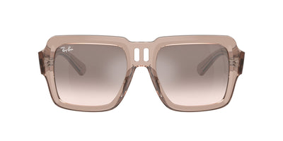 Ray-Ban Magellan RB4408 Transparent Light Brown/Silver-Brown Mirror #colour_transparent-light-brown-silver-brown-mirror