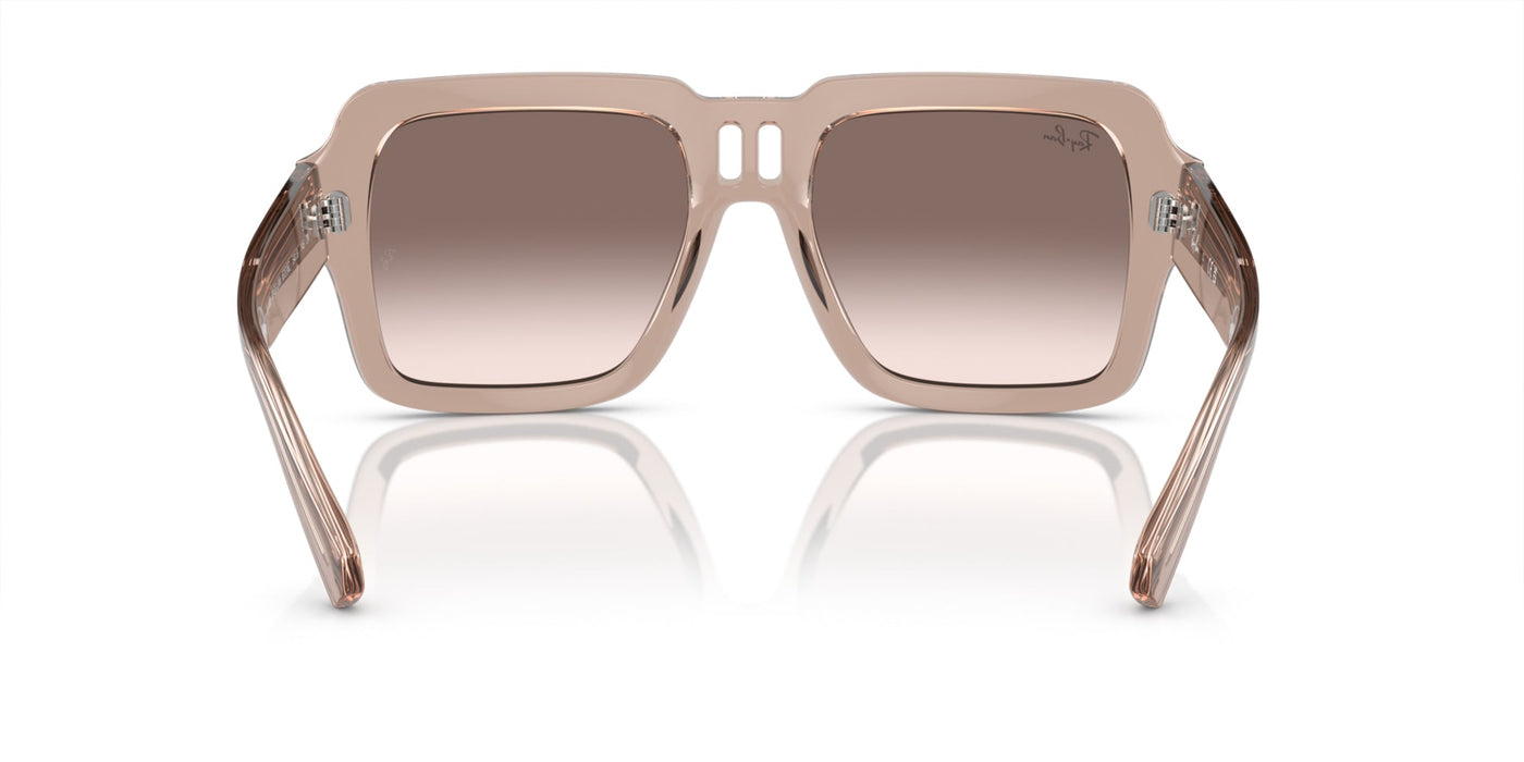 Ray-Ban Magellan RB4408 Transparent Light Brown/Silver-Brown Mirror #colour_transparent-light-brown-silver-brown-mirror