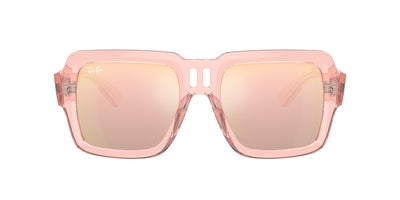 Ray-Ban Magellan RB4408 Transparent Pink/Light Violet-Rose Gold Mirror #colour_transparent-pink-light-violet-rose-gold-mirror