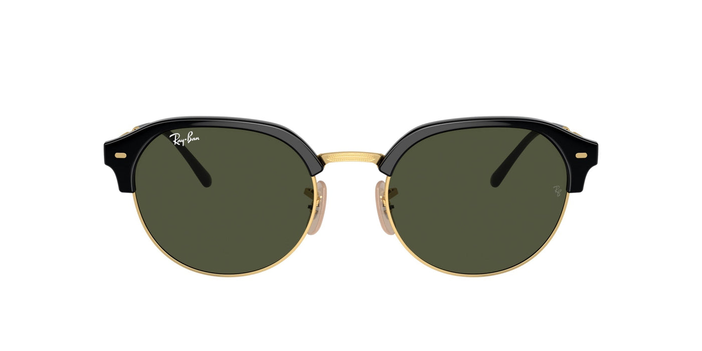 Ray-Ban RB4429 Black On Gold/Green #colour_black-on-gold-green