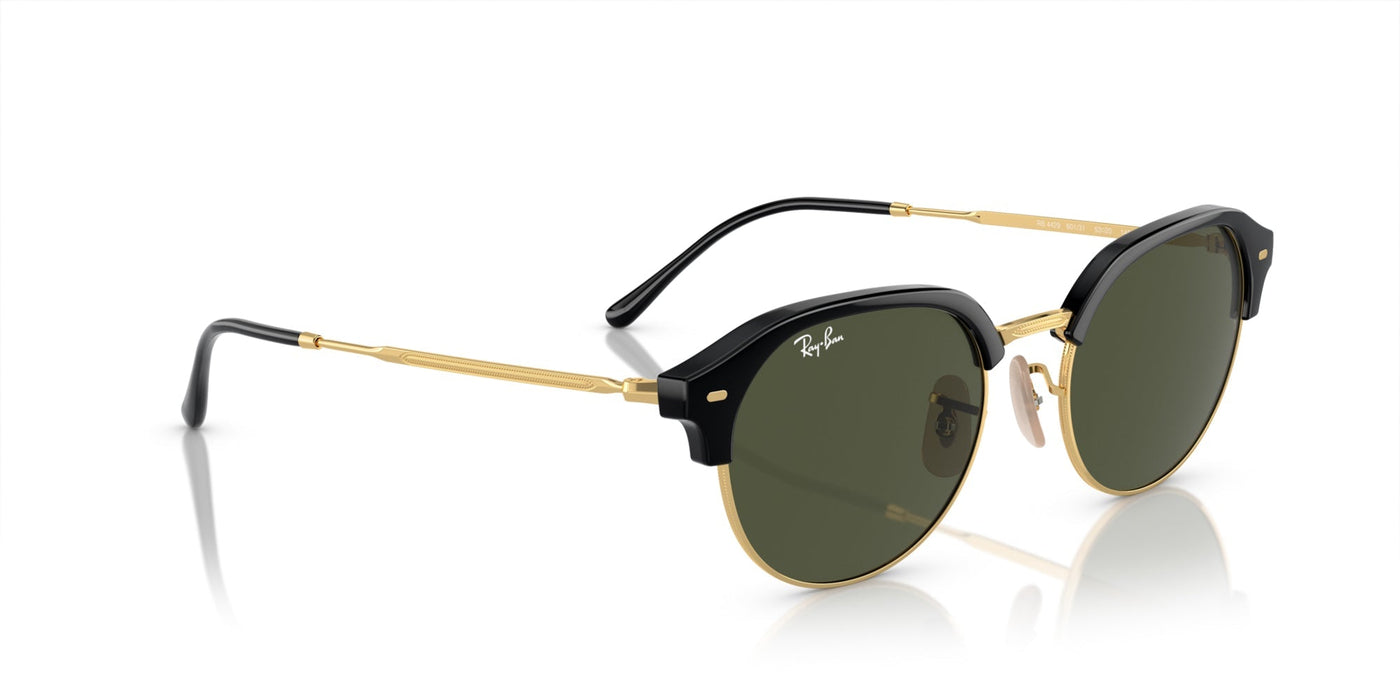 Ray-Ban RB4429 Black On Gold/Green #colour_black-on-gold-green