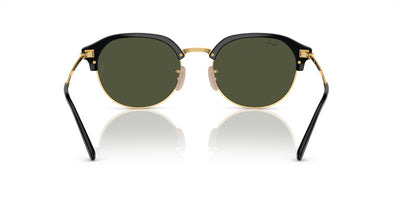 Ray-Ban RB4429 Black On Gold/Green #colour_black-on-gold-green