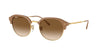 Ray-Ban RB4429 Beige On Gold/Light Brown #colour_beige-on-gold-light-brown