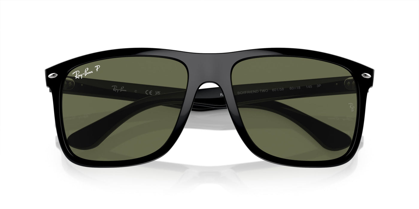 Ray-Ban Boyfriend Two RB4547 Black/Green Polarised #colour_black-green-polarised