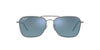 Ray-Ban Caravan Reverse RBR0102S Gunmetal/Dark Grey Turquoise Mirror #colour_gunmetal-dark-grey-turquoise-mirror