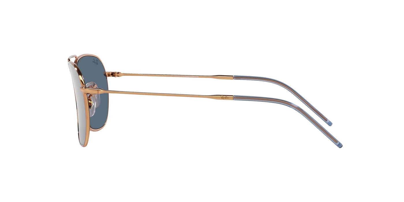 Ray-Ban Caravan Reverse RBR0102S Rose Gold/Dark Blue #colour_rose-gold-dark-blue