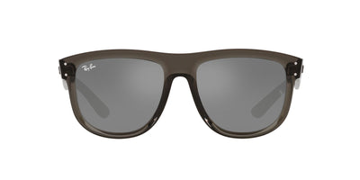 Ray-Ban Boyfriend Reverse RBR0501S Transparent Dark Grey/Grey Silver Mirror #colour_transparent-dark-grey-grey-silver-mirror