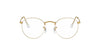 Ray-Ban RB3447V White On Legend Gold #colour_white-on-legend-gold