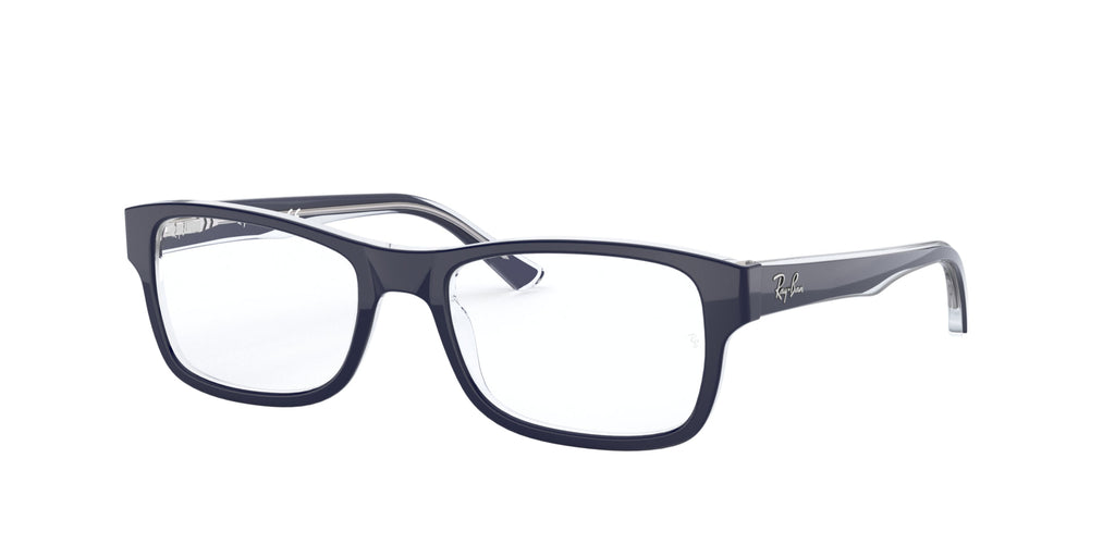 Ray-Ban RB5268 Blue On Transparent #colour_blue-on-transparent