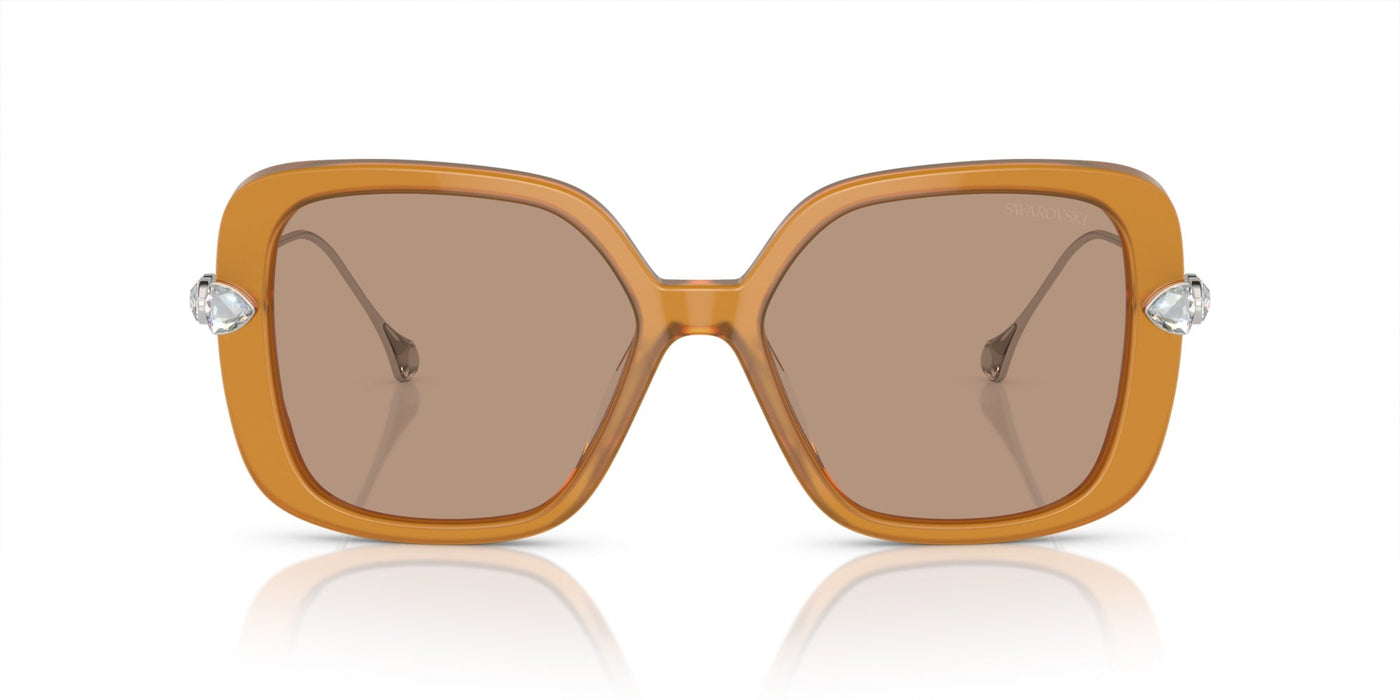 Swarovski SK6011 Transparent Amber Brown/Light Brown #colour_transparent-amber-brown-light-brown
