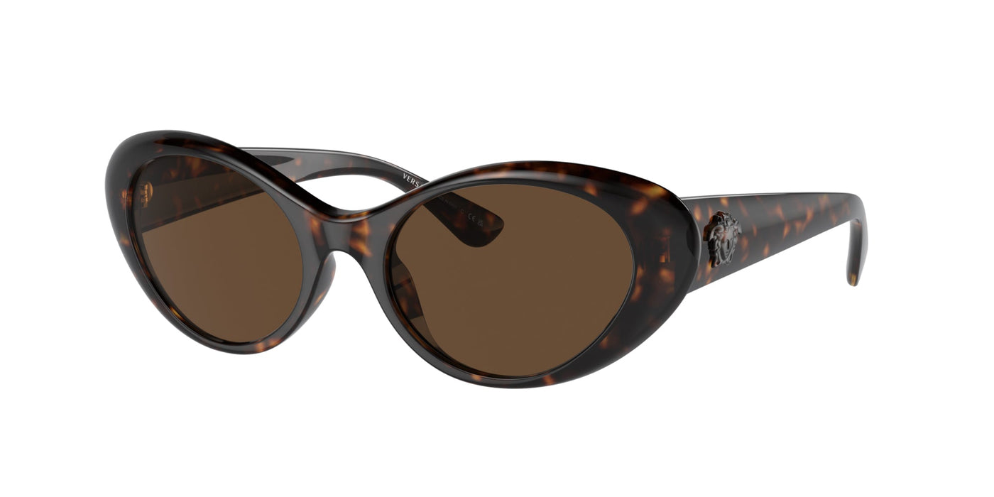 Versace VE4455U Havana/Dark Brown #colour_havana-dark-brown