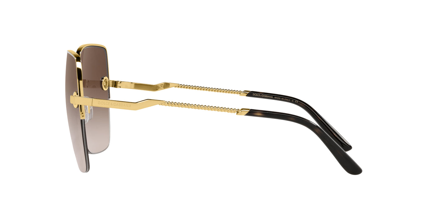 Dolce&Gabbana DG2267 Gold/Brown Gradient #colour_gold-brown-gradient