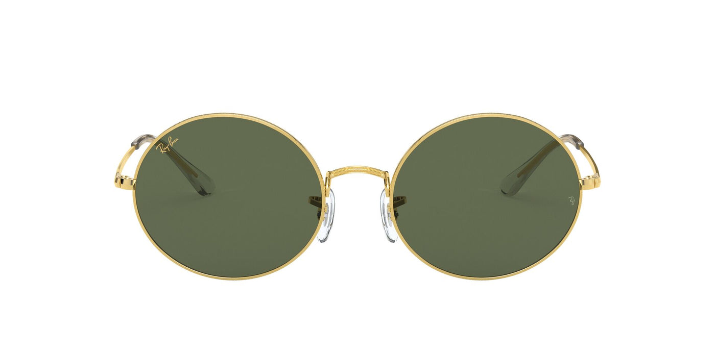 Ray-Ban Oval RB1970 Gold/Green #colour_gold-green