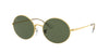 Ray-Ban Oval RB1970 Gold/Green #colour_gold-green