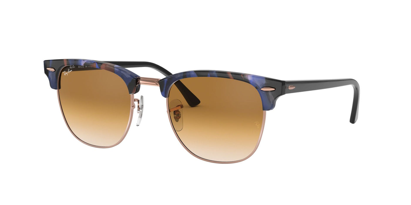 Ray-Ban Clubmaster RB3016 Blue-Brown-Gradient #colour_blue-brown-gradient
