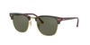 Ray-Ban Clubmaster RB3016 Dark-Tortoise-Green-Polarised #colour_dark-tortoise-green-polarised