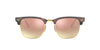 Ray-Ban Clubmaster RB3016 Dark Tortoise/Orange #colour_dark-tortoise-orange