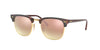 Ray-Ban Clubmaster RB3016 Dark Tortoise/Orange #colour_dark-tortoise-orange
