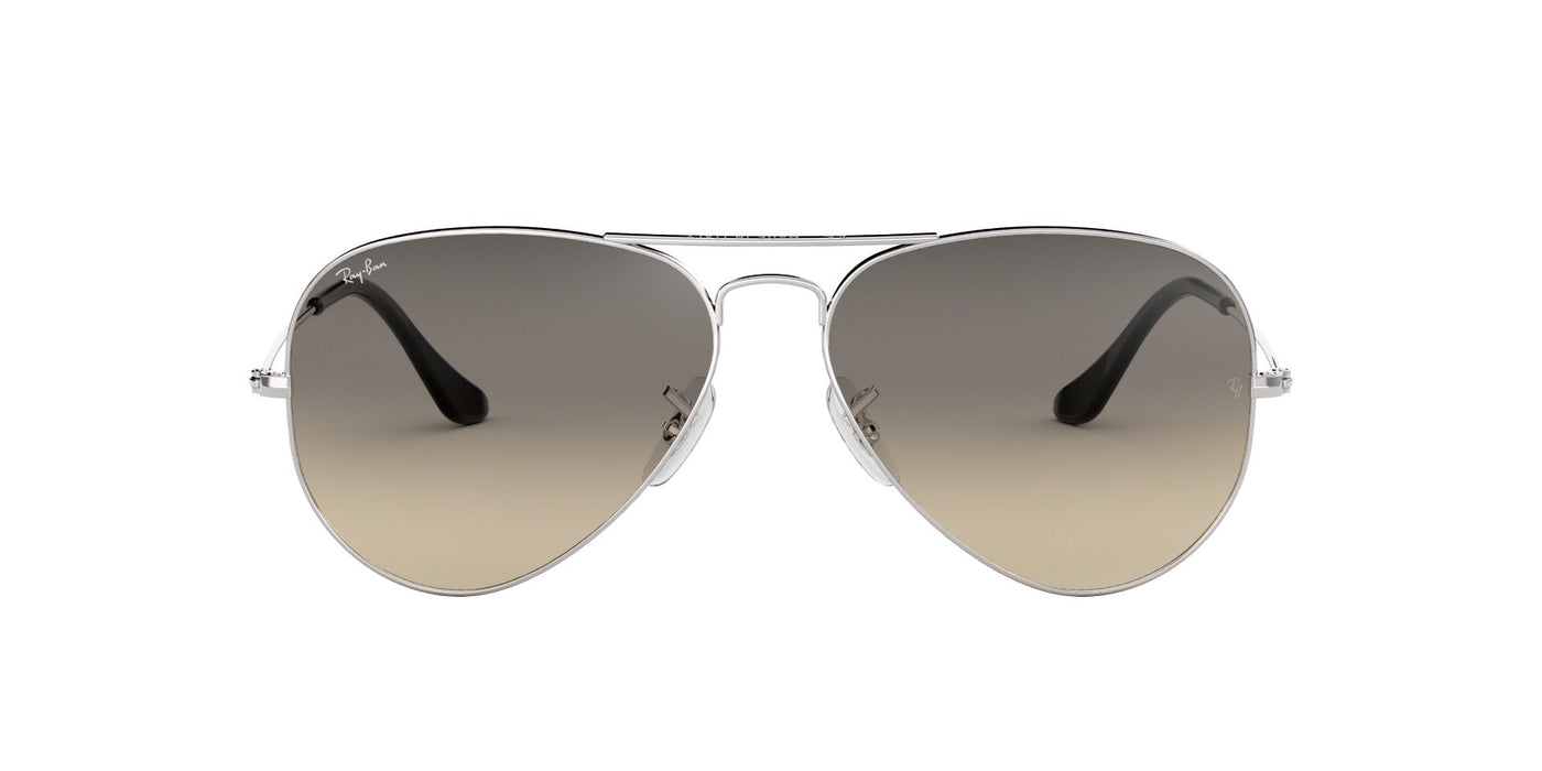 Ray-Ban Aviator RB3025 Silver/Grey Gradient #colour_silver-grey-gradient