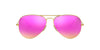 Ray-Ban Aviator RB3025 Gold/Blue #colour_gold-blue