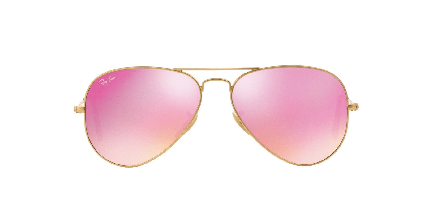 Ray-Ban Aviator RB3025 Gold/Pink Mirror #colour_gold-pink-mirror