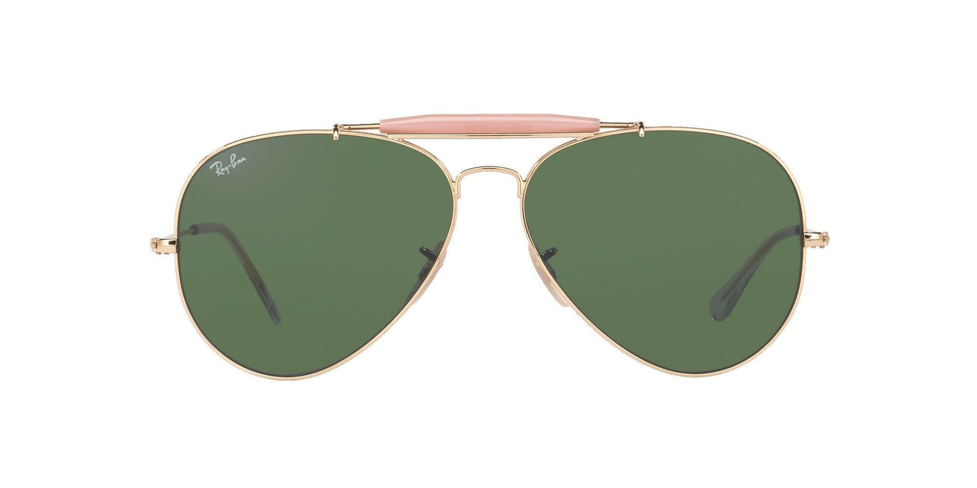 Ray-Ban Outdoorsman II RB3029 Gold-Green #colour_gold-green