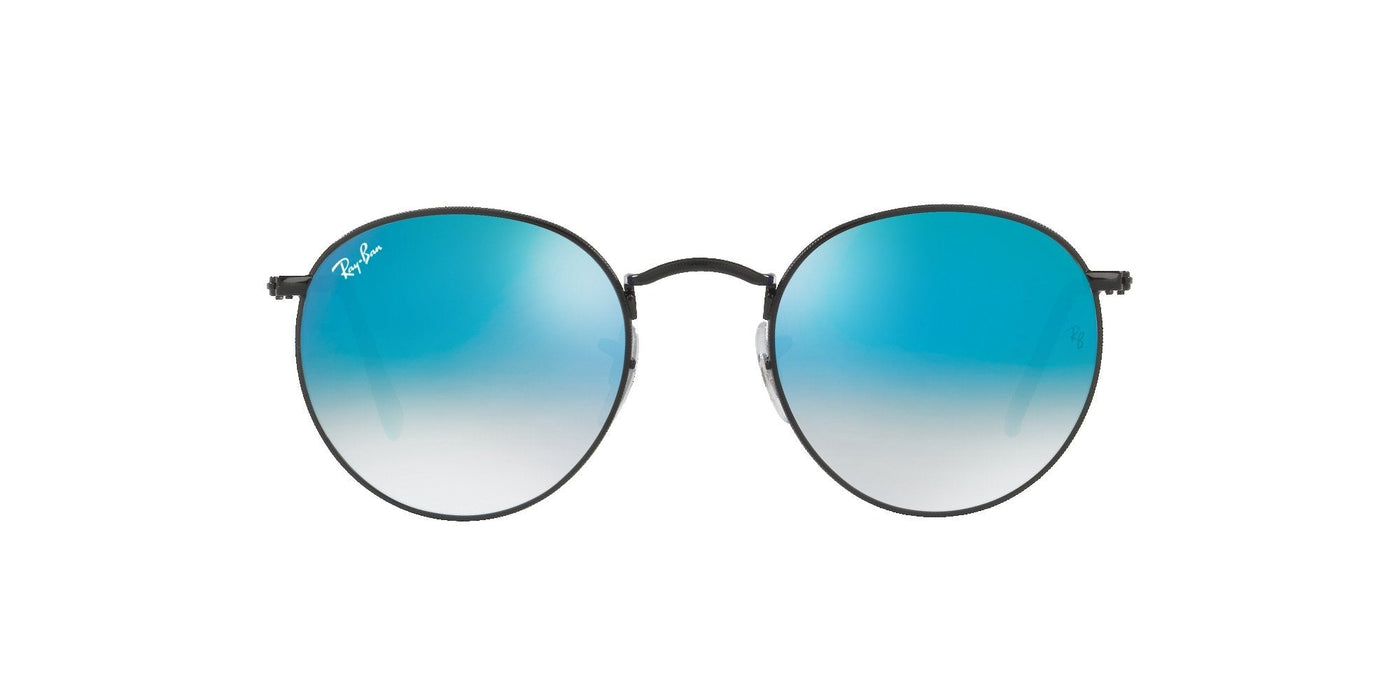 Ray-Ban Round Metal RB3447 Black-Blue #colour_black-blue