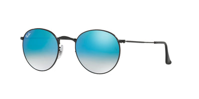 Ray-Ban Round Metal RB3447 Black-Blue #colour_black-blue