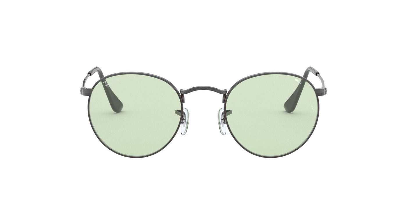 Ray-Ban Round Metal RB3447 Gunmetal-Green-Photochromic #colour_gunmetal-green-photochromic