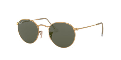 Ray-Ban Round Metal RB3447 Gold-Green-Polarised-1 #colour_gold-green-polarised-1