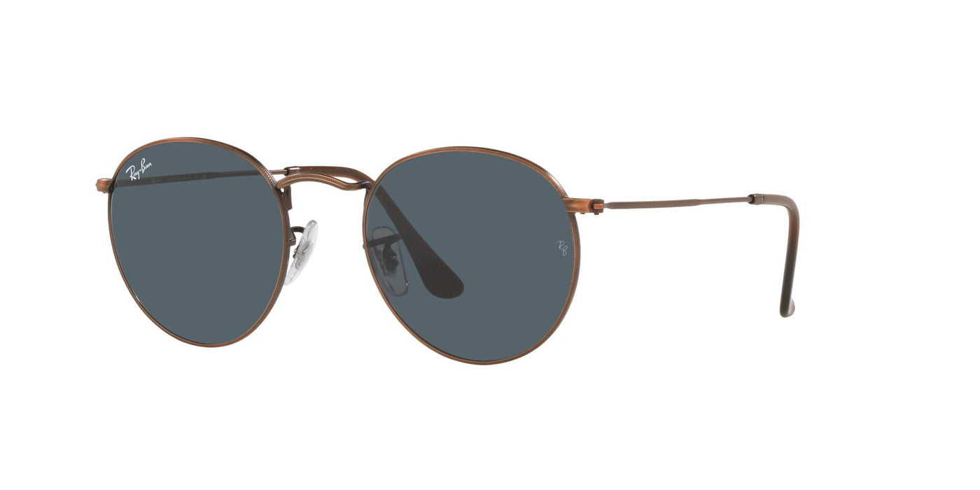 Ray-Ban Round Metal RB3447 Brown-Blue #colour_brown-blue