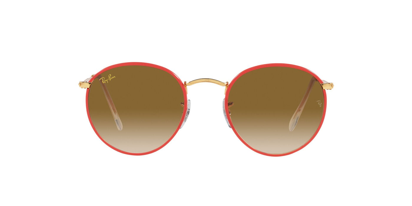 Ray-Ban Round Full Color RB3447JM Red/Brown Gradient #colour_red-brown-gradient