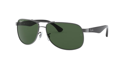 Ray-Ban RB3502 Gunmetal/Green Polarised #colour_gunmetal-green-polarised