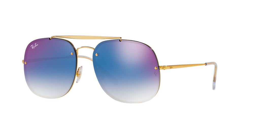 Ray-Ban RB3583N Gold/Blue Mirror #colour_gold-blue-mirror