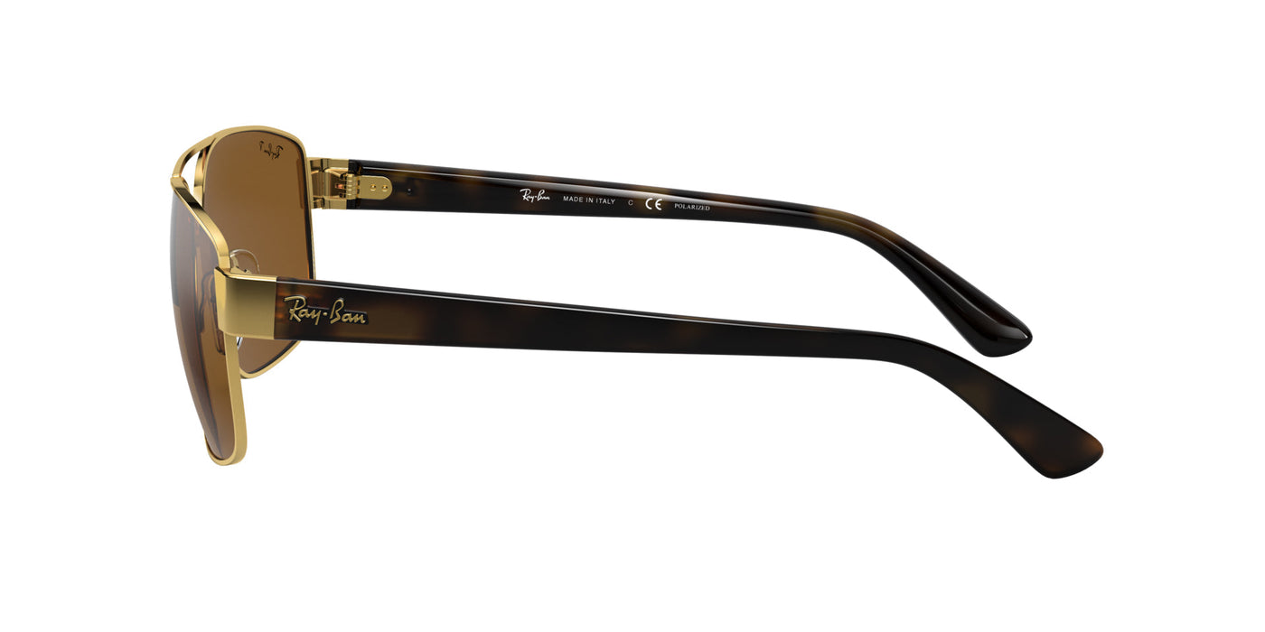 Ray-Ban RB3663 Gold/Brown Polarised #colour_gold-brown-polarised
