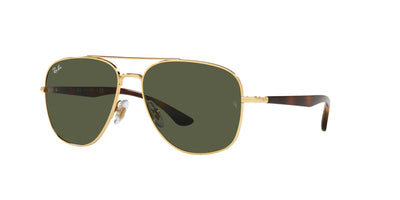 Ray-Ban RB3683 Gold-Green #colour_gold-green