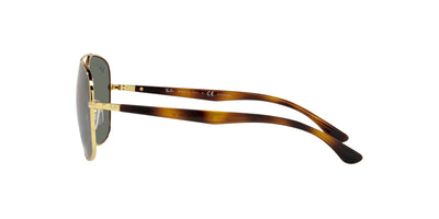 Ray-Ban RB3683 Gold/Green Polarised #colour_gold-green-polarised