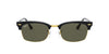 Ray-Ban Clubmaster Square RB3916 Black/Green Polarised #colour_black-green-polarised