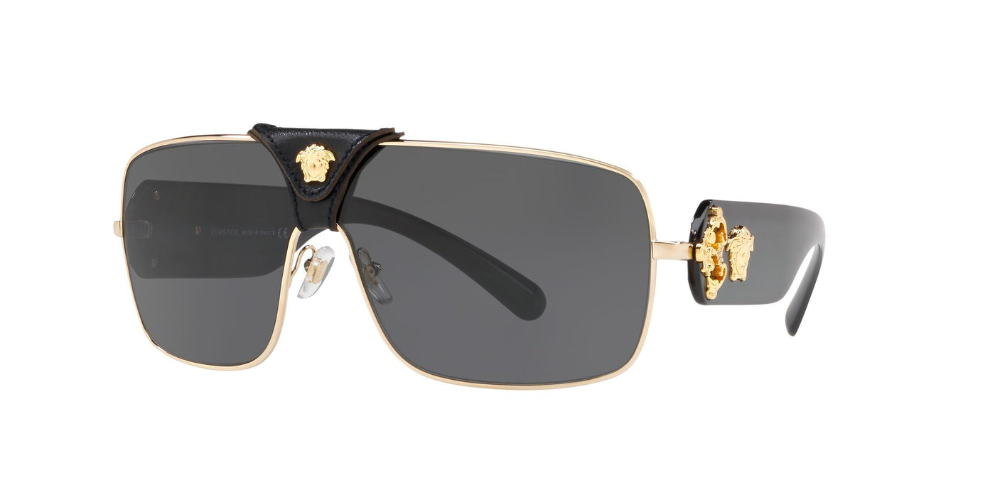 Versace Squared Baroque VE2207Q Gold/Grey #colour_gold-grey