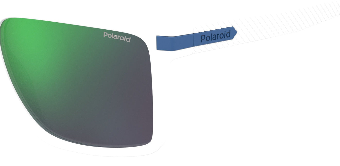 Polaroid PLD2098/S White-Green-Mirror #colour_white-green-mirror