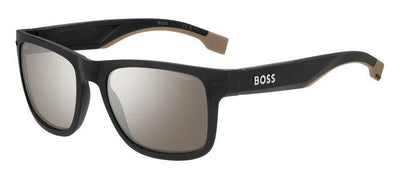 Boss 1496/S Matte Black Beige/Silver Multilayer Polarised #colour_matte-black-beige-silver-multilayer-polarised