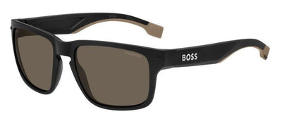Boss 1497/S Matte Black Beige/Brown High Contrast Oleophobic Polarised #colour_matte-black-beige-brown-high-contrast-oleophobic-polarised