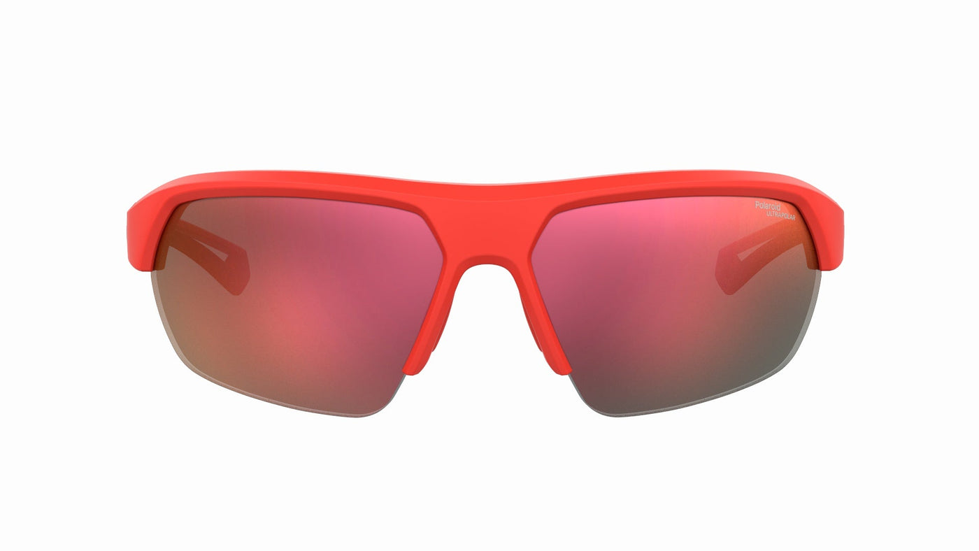 Polaroid PLD7048/S Matte Red/Red Multilayer Hightcontrast Polarised #colour_matte-red-red-multilayer-hightcontrast-polarised