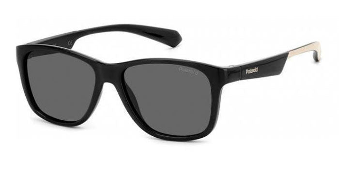 Polaroid Junior PLD8052/S Black Ivory/Grey Polarised #colour_black-ivory-grey-polarised
