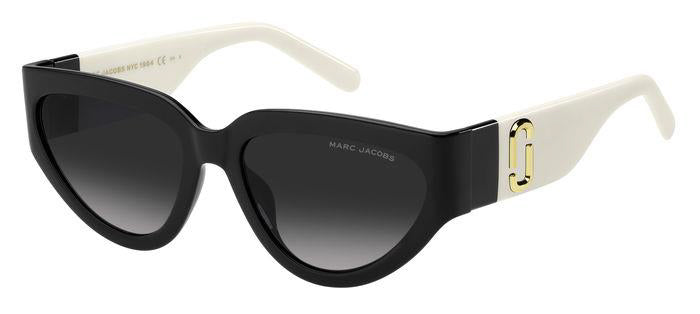 Marc Jacobs Marc 645/S Black White/Dark Grey Shaded #colour_black-white-dark-grey-shaded