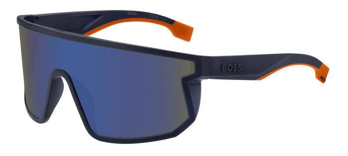 Boss 1499/S Matt Blue Orange/Blue Hight Contrast Mirror #colour_matt-blue-orange-blue-hight-contrast-mirror