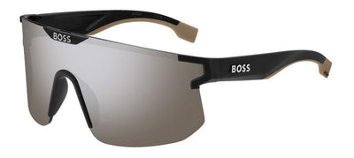 Boss 1500/S Matte Black Beige/Silver Hight Contrast Mirror #colour_matte-black-beige-silver-hight-contrast-mirror